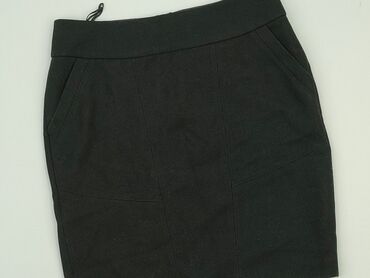 czarne lniana spódnice: Skirt, Esprit, L (EU 40), condition - Very good