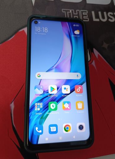 mi t 9: Redmi, Redmi Note 9, Колдонулган, 128 ГБ, түсү - Көгүлтүр, 2 SIM
