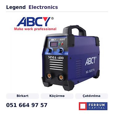 alet: Elan başlığı: Metal qaynaq aparatı ABCY, MMA 400 Metal qaynaq aparatı — 1