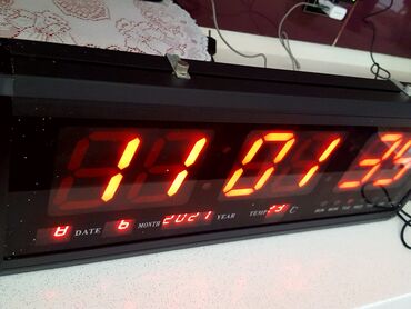 Ev saatları: Divar saatları, Elektron, Arxa işıq — 3