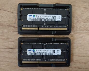 Оперативная память (RAM): Оперативная память, Новый, Samsung, 4 ГБ, DDR3, 1600 МГц, Для ноутбука
