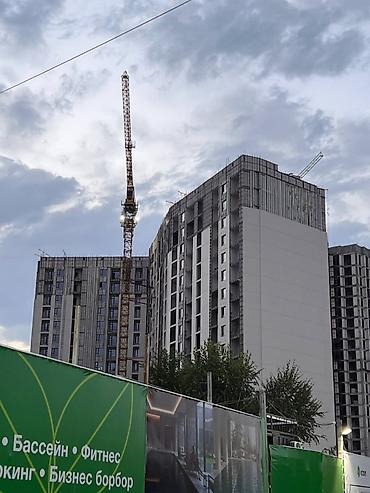 2 комнаты, 100 м², Асанбай мкр Элитка, 14 этаж, ПСО (под самоотделку)