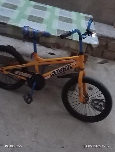 start velo: Uşaq velosipedi – START markası - Rəng: narıncı-göy - Çərçivə: polad — 4