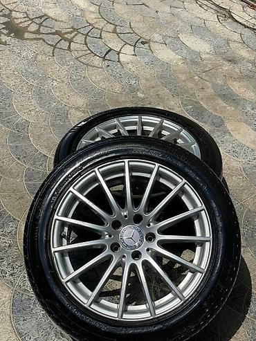 Транспорт: Mercedes üçün 225/50R17 ölçülü təkər disklə birlikdə. Disk gümüşü — 3