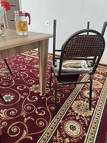 Столы и стулья: Для кухни, Б/у, Нераскладной, Прямоугольный стол, 6 стульев — 2