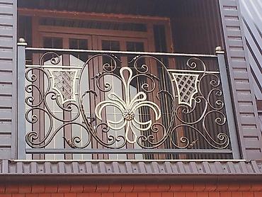dəmir fermalar: Balkon məhəccəri, Dəmir — 3