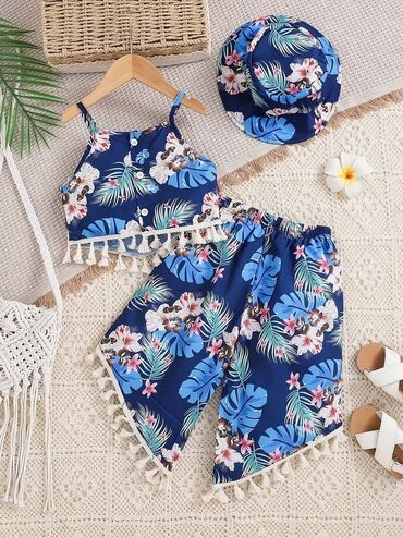 ovs haljine za devojcice: Set: T-shirt, Trousers, Hat, 86