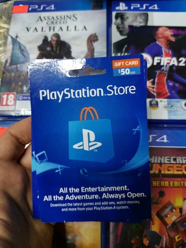 ps plus kartı: PlayStation 4 üçün hesab artırma kartları. Network kartlar