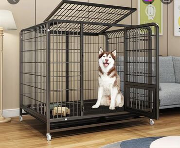 домик для кроликов: Металлическая клетка-вольер для собак крупных и средних пород