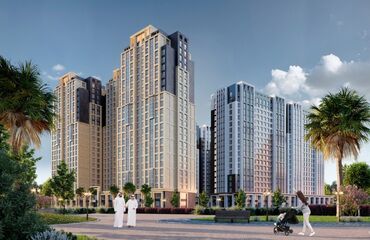купить квартиру в рассрочку в бишкеке: 1 комната, 54 м², Элитка, 9 этаж, ПСО (под самоотделку)