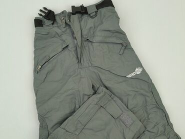 spodnie z obniżonym krokiem: Ski pants, 9 years, 128/134, condition - Good