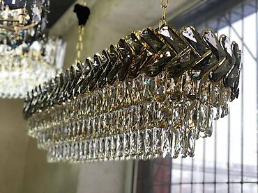 ucuz listurlar: Çılçıraq, 10 və daha çox lampa, Xrustal — 1