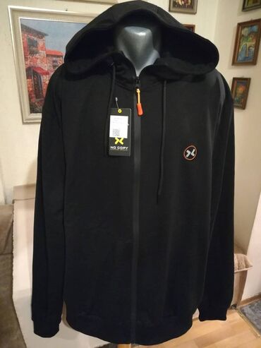 givenchy duks: Duks, 6XL (EU 64), bоја - Crna, Sa kapuljačom