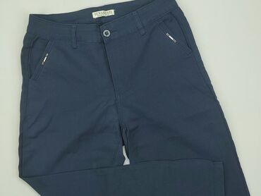 spodnie jogger czarne damskie: Material trousers, M (EU 38), condition - Very good