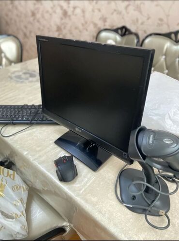 komputer qiymetleri: Komplekt stolüstü kompüter dəsti Salam Wifi Kabel vasietydenn qosulur