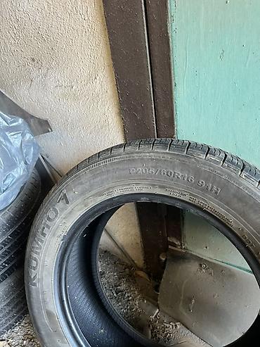 16 lt: Комплект летних шин Kumho 1 Жирный протектор, свежая резина, торг - — 1