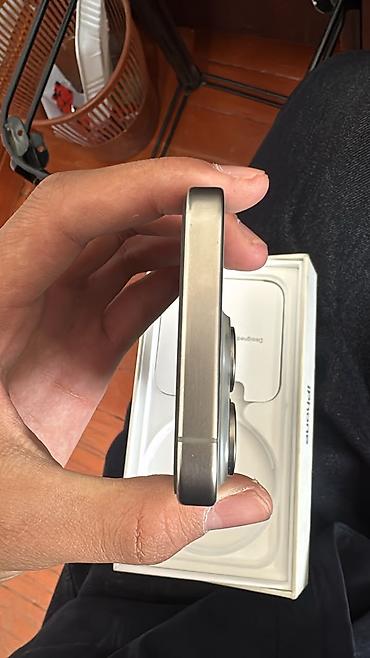 oppo find x9: IPhone 15 Pro, Б/у, 256 ГБ, Natural Titanium, Защитное стекло, Коробка, 86 % — 3