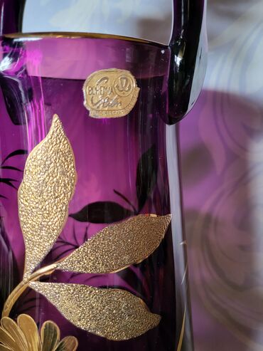 Kuhinjski setovi: Bohemijin servis za vino itd,iz 1950ih.,kristalno staklo. Bohemijin — 13