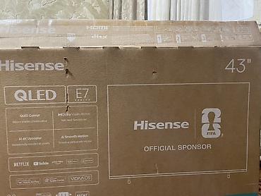 телевизор интернетом: Телевизор Hisense QLED 4K, серия E7, диагональ 43" Телевизор не — 2