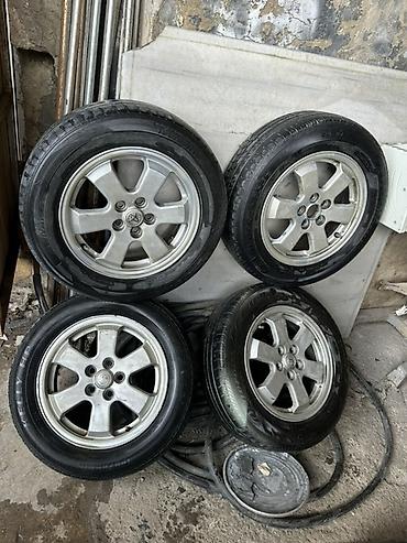 teker kompressoru: 195/65 R15 tipli ölçü Paket: - 4 ədəd disk + üzərində şinlər — 1