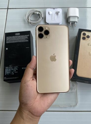 iphone 11 pro 128: IPhone 11 Pro Max, 128 GB, Matte Gold, Barmaq izi, Face ID