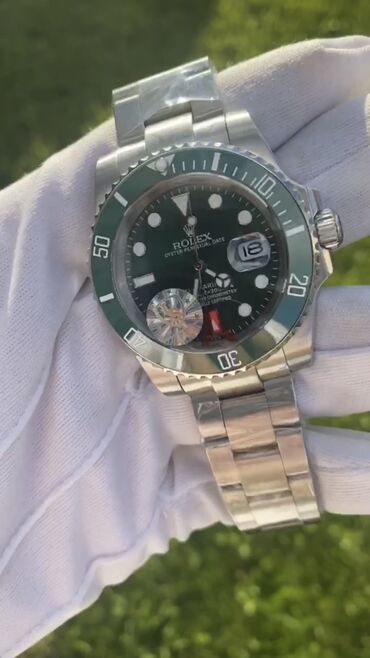 часы наручные мужские с автоподзаводом: Rolex Submariner Hulk ️Люкс качество ️Диаметр 40 мм ️Японский