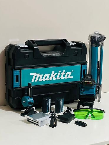 продаю лазерный уровень: Лазерный нивелир Makita с полным комплектом аксессуаров для точной — 1