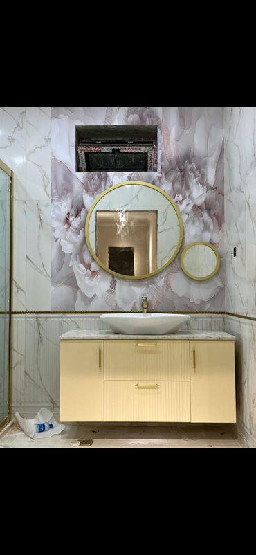 Sifarişlə qonaq dəstləri: Hamam mebeləri Moydadırlar dolablar led işığlı güzgülər duş kabinələr — 27