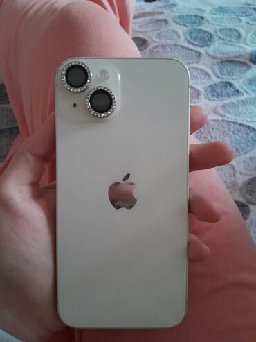 Apple iPhone: IPhone 14, 256 GB, White Titanium, Zəmanət, Face ID, Sənədlərlə