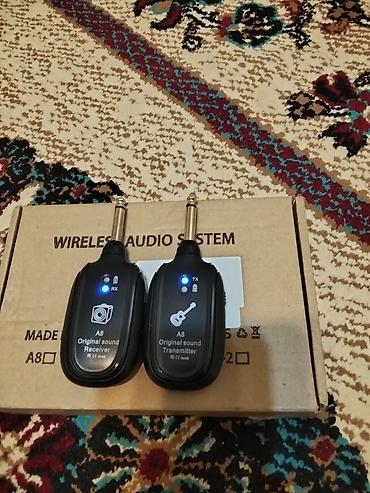 gitara sekilleri: A8 simsiz audio sistemi gitara və digər 6.35 mm girişli musiqi — 7