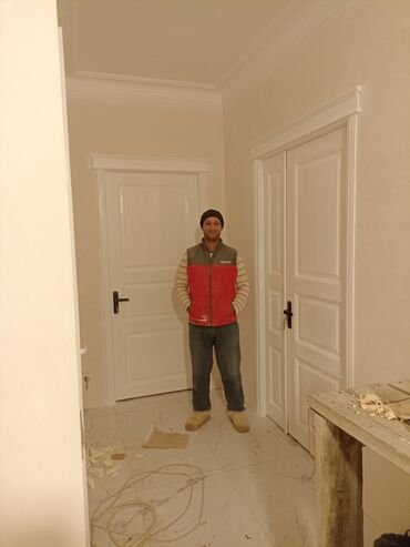 Otaq qapıları: Yataq otağı üçün Yeni Otaq qapısı Çərçivə ilə, Zəmanətli, Pulsuz quraşdırma, Pulsuz çatdırılma — 6