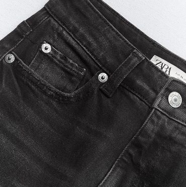 чёрные джинсы: Мом, Zara