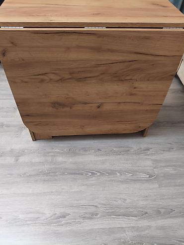 masa usdu kapter: Açılan-qapanan transformasiya olunan masa - Material: təbii ağac — 3