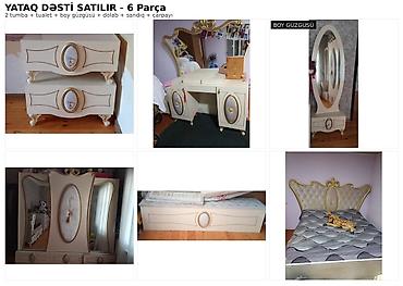 kamot termo: İkinəfərlik çarpayı, 2 tumba, Dolab, Komod, Türkiyə, İşlənmiş — 1