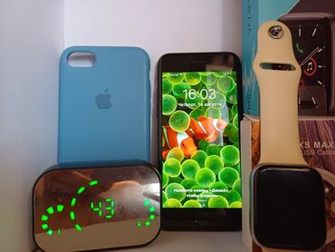 Apple iPhone: IPhone 7, 32 GB, Qara, Barmaq izi