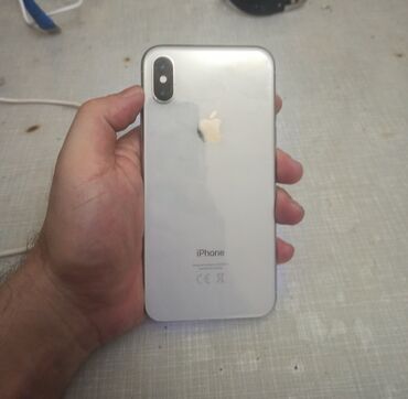 iphone x qiymeti 64 gb: IPhone X, 64 GB, Ağ, Face ID, Barmaq izi