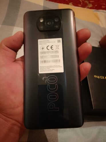 телефон 4: Poco X3 Pro, Новый, 256 ГБ, цвет - Черный, 2 SIM