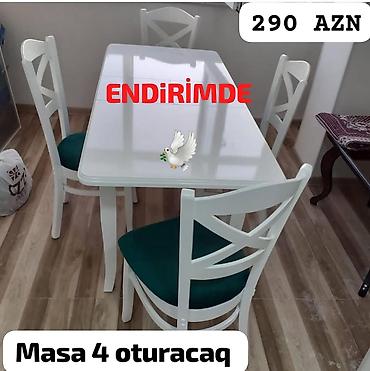 eyvan ucun stol stul: Masa desti yeni — 1