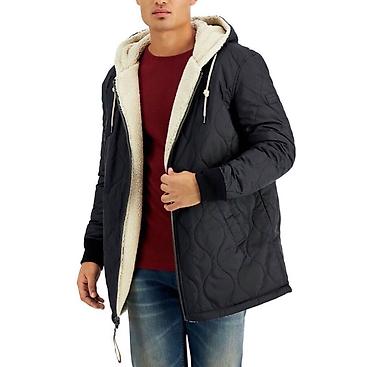 pull and: SEAN JOHN. Двусторонняя стеганая куртка на молнии с капюшоном и — 4