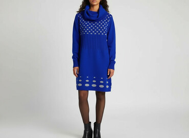 sukienki z bufiastymi rękawami midi: Women`s dress, size S