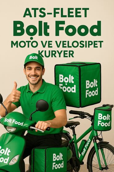 Inzibati heyət: Moto-kuryer tələb olunur, Gündəlik ödəniş, Təcrübəsiz