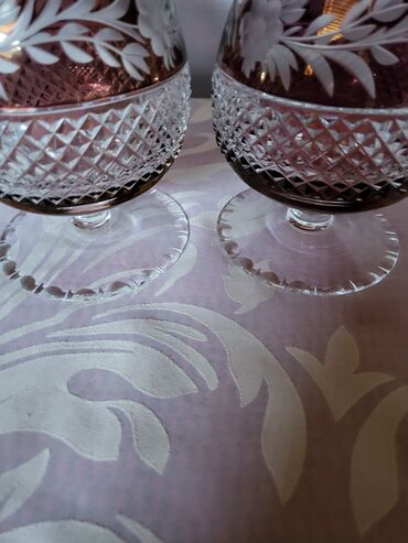 Čaše: Case nove kristal,rucni rad,Ebeling - Reuss. Case za dvoje za — 4