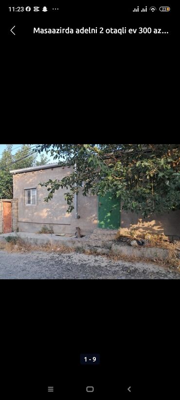 ağdaş ev: 60 kv. m, 2 otaqlı, Qaz, İşıq, Su