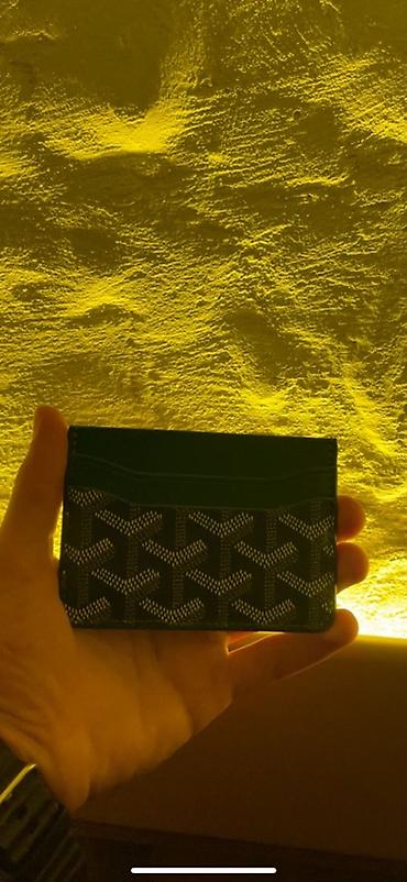 Portmone, pulqabıları: Məhsul: Kartlıq və telefon qabı dəsti - Modellər: Goyard üslublu — 2