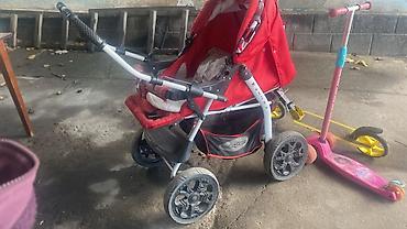 коляска текнум 3 в 1: Детская коляска-трансформер Babyton, красная - Тип — 1