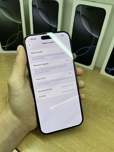 ayfon 9 pro max: IPhone 16 Pro Max, 256 ГБ, цвет Black - Дисплей: 6.7" Super Retina — 3