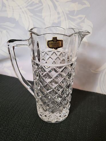 Čajnici: Bokal nov Zajecar kristal,led kristal 70te. Bokal je nov,sve na — 5
