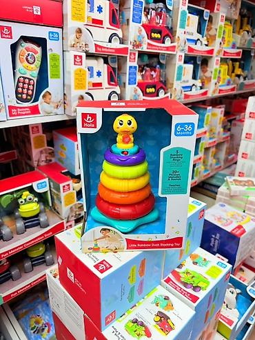 Развивающая игрушка Hola: «Little Rainbow Duck Stacking Toy» - Для