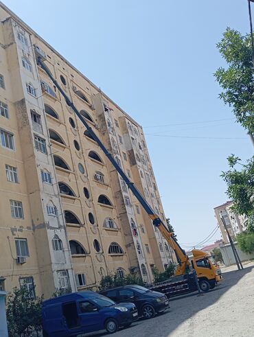 Tikinti texnikasının icarəsi: Avtokran-səbət (avtokran qaldırıcı səbət) ilə yüksəkdə görülən işlər — 3