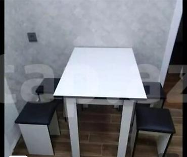 Masa və oturacaq dəstləri: Mətbəx üçün, Yeni, Açılmayan, Dördbucaq masa, 4 stul — 9